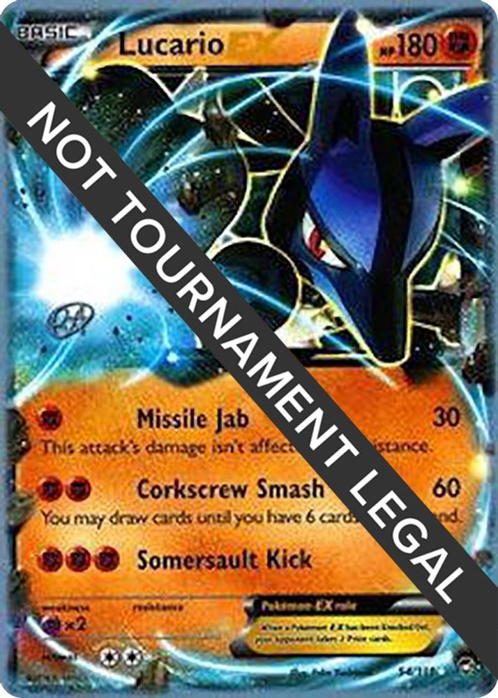 Lucario EX - 2015 (Rowan Stavenow) 054 World Championship Decks - Ultra Rare