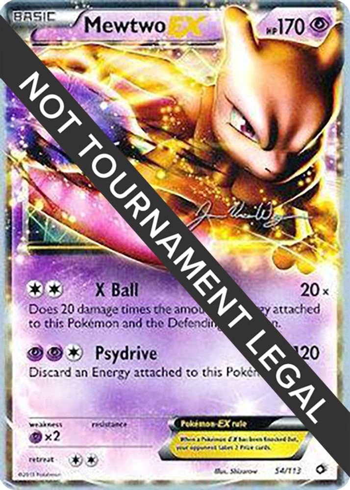 Mewtwo EX - 2015 (Jacob Van Wagner) 054 World Championship Decks - Ultra Rare