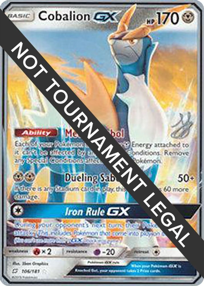 Cobalion GX - 2019 (Henry Brand) 106 World Championship Decks - Ultra Rare