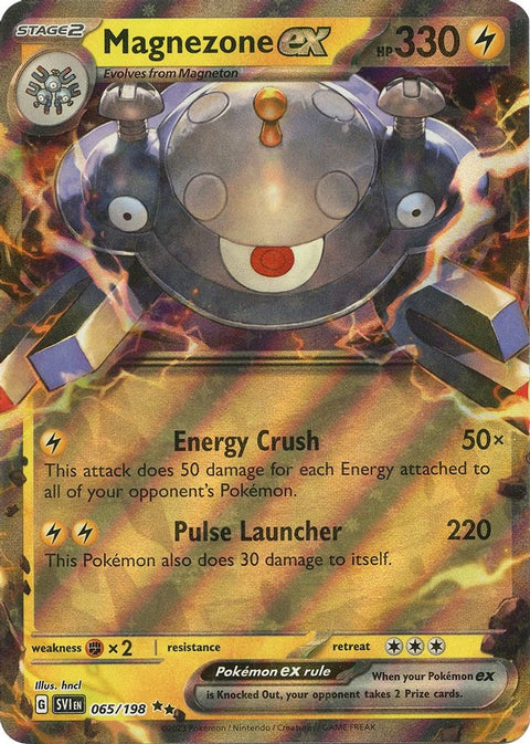Magnezone ex 065/198 - Holofoil SV01 Scarlet & Violet Base Set - Double Rare