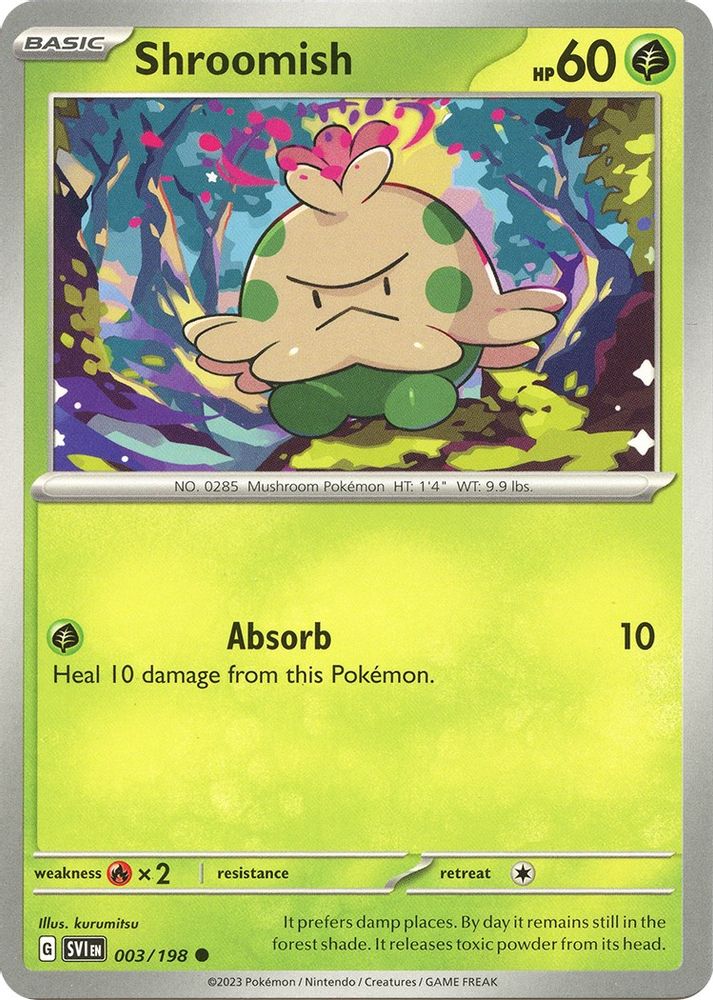 Shroomish 003 SV01 Scarlet & Violet Base Set - Common