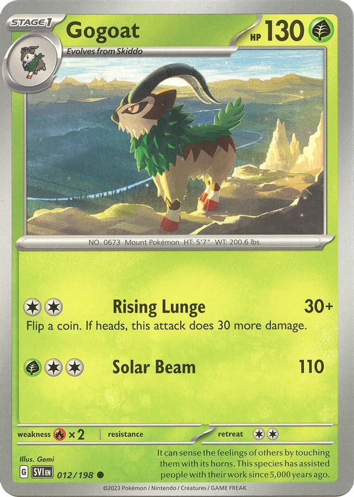 Gogoat 012 SV01 Scarlet & Violet Base Set - Common
