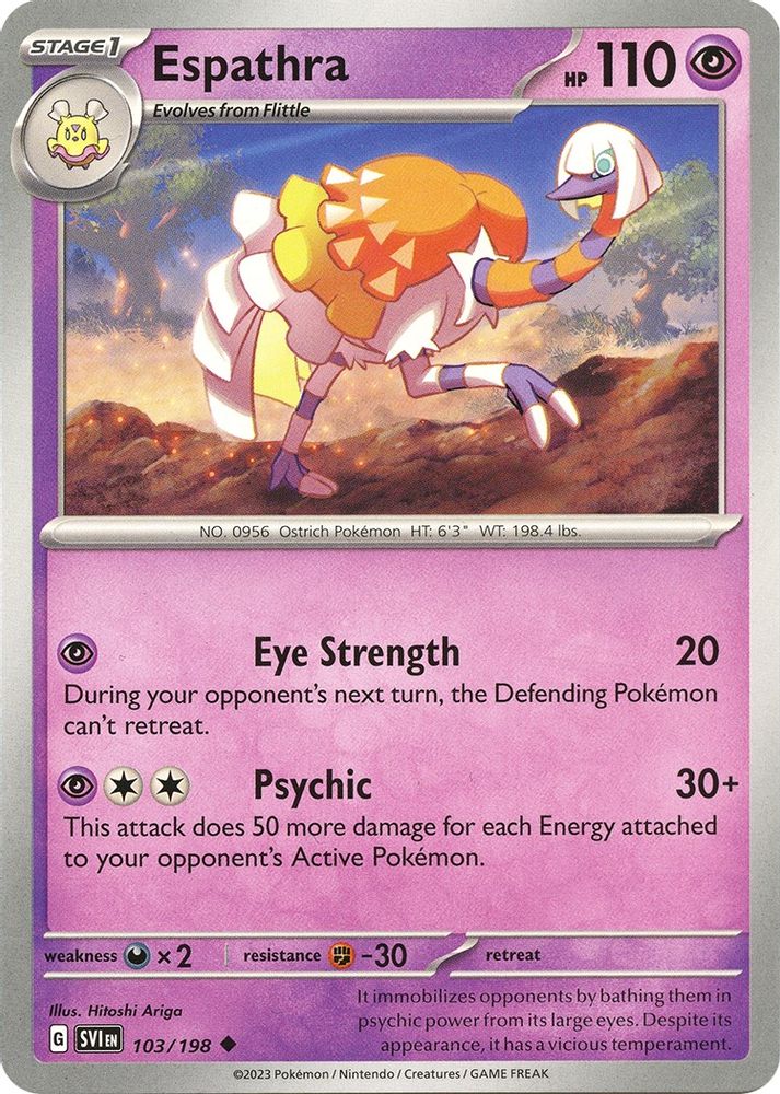 Espathra 103 SV01 Scarlet & Violet Base Set - Uncommon