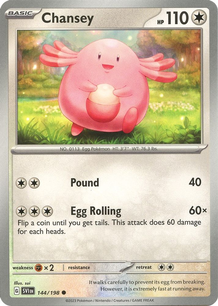 Chansey 144 SV01 Scarlet & Violet Base Set - Common