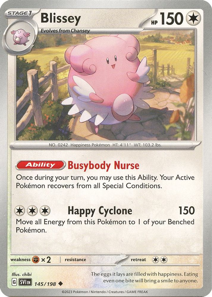 Blissey 145 SV01 Scarlet & Violet Base Set - Uncommon