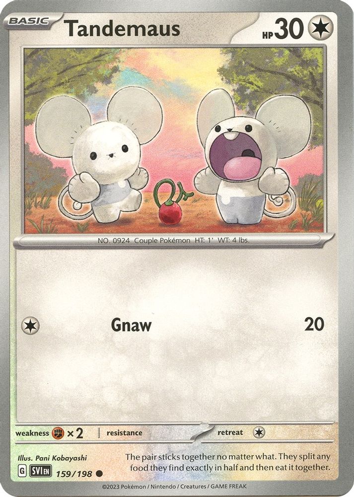 Tandemaus 159/198 SV01 Scarlet & Violet Base Set - Common