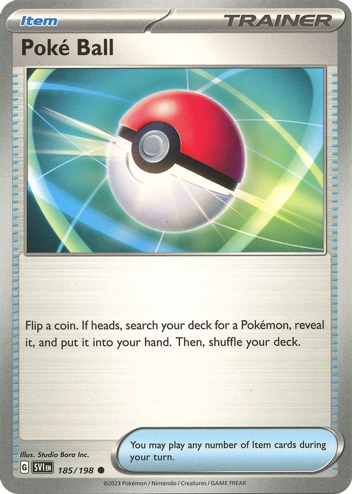 Poke Ball 185 SV01 Scarlet & Violet Base Set - Common