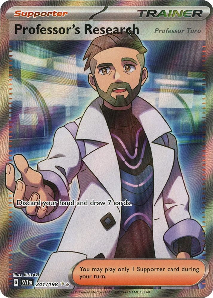 Professor's Research 241/198 - Holofoil SV01 Scarlet & Violet Base Set - Ultra Rare