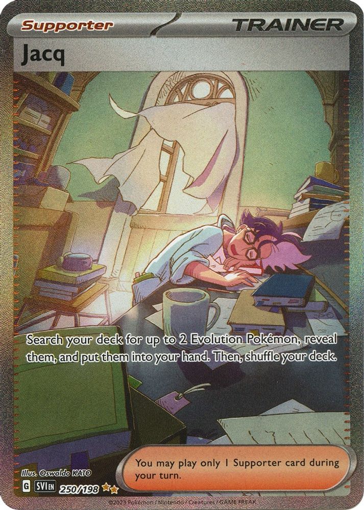 Jacq 250/198 - Holofoil SV01 Scarlet & Violet Base Set - Special Illustration Rare