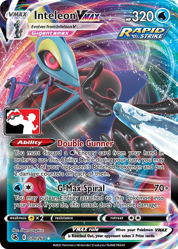 Inteleon VMAX - Holofoil Prize Pack Series Cards - Ultra Rare