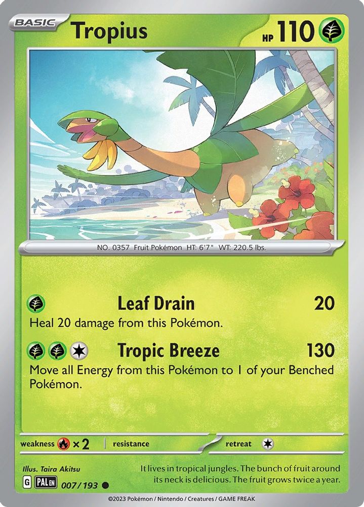 Tropius 007/193 SV02 Paldea Evolved - Common