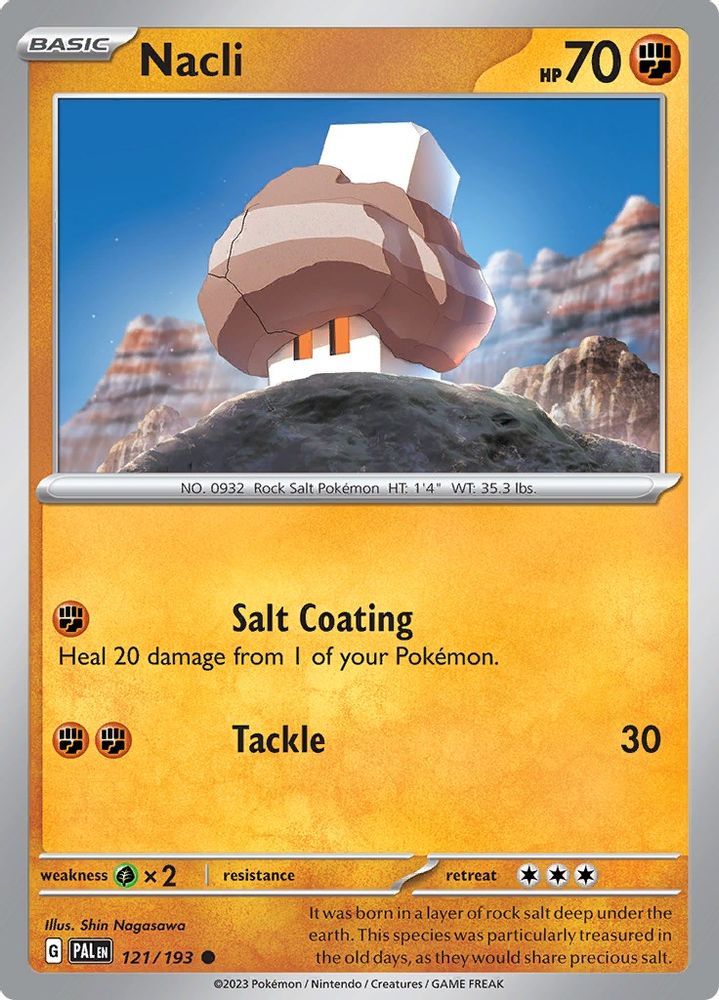 Nacli 121/193 - Reverse Holofoil SV02 Paldea Evolved - Common