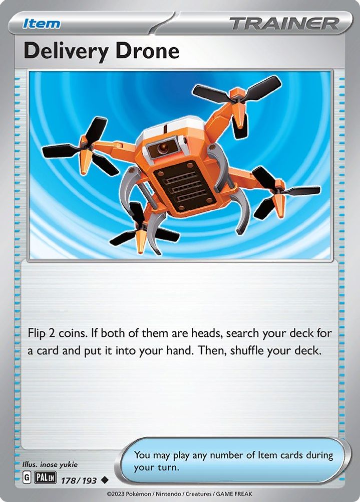 Delivery Drone 178 - Reverse Holofoil SV02 Paldea Evolved - Uncommon