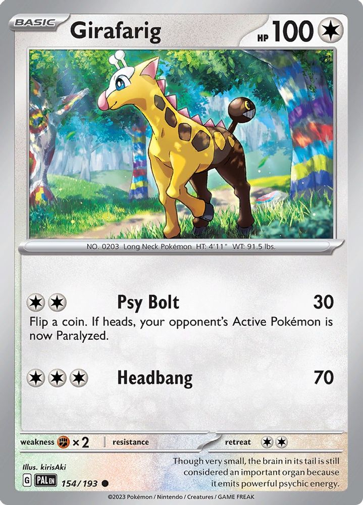 Girafarig 154 SV02 Paldea Evolved - Common
