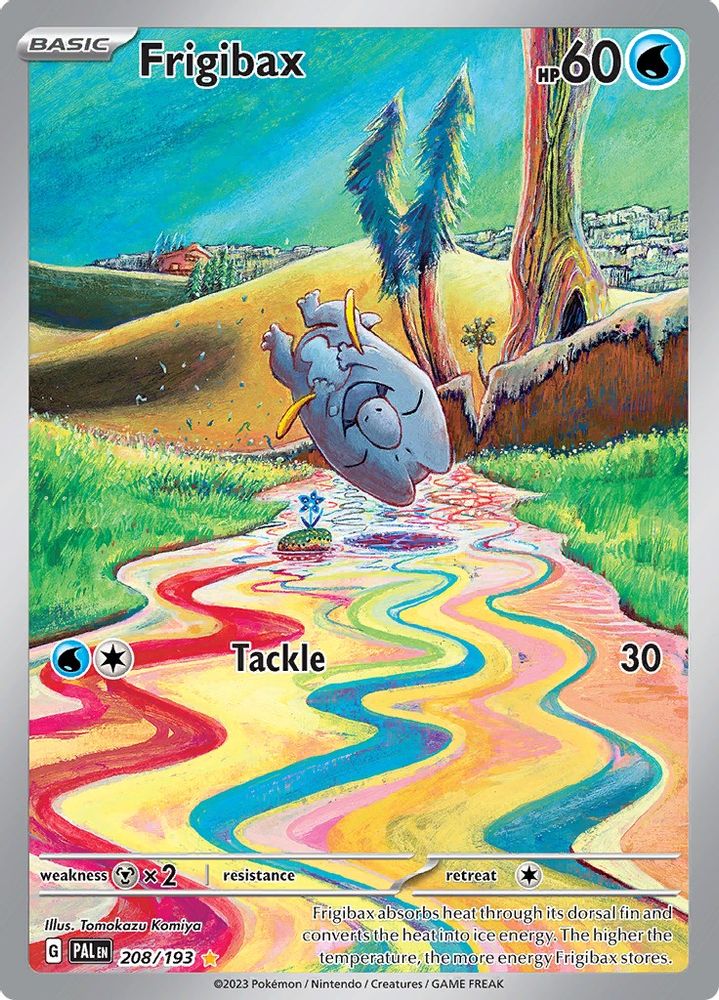 Frigibax 208/193 - Holofoil SV02 Paldea Evolved - Illustration Rare