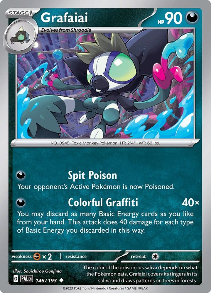 Grafaiai 146 SV02 Paldea Evolved - Uncommon