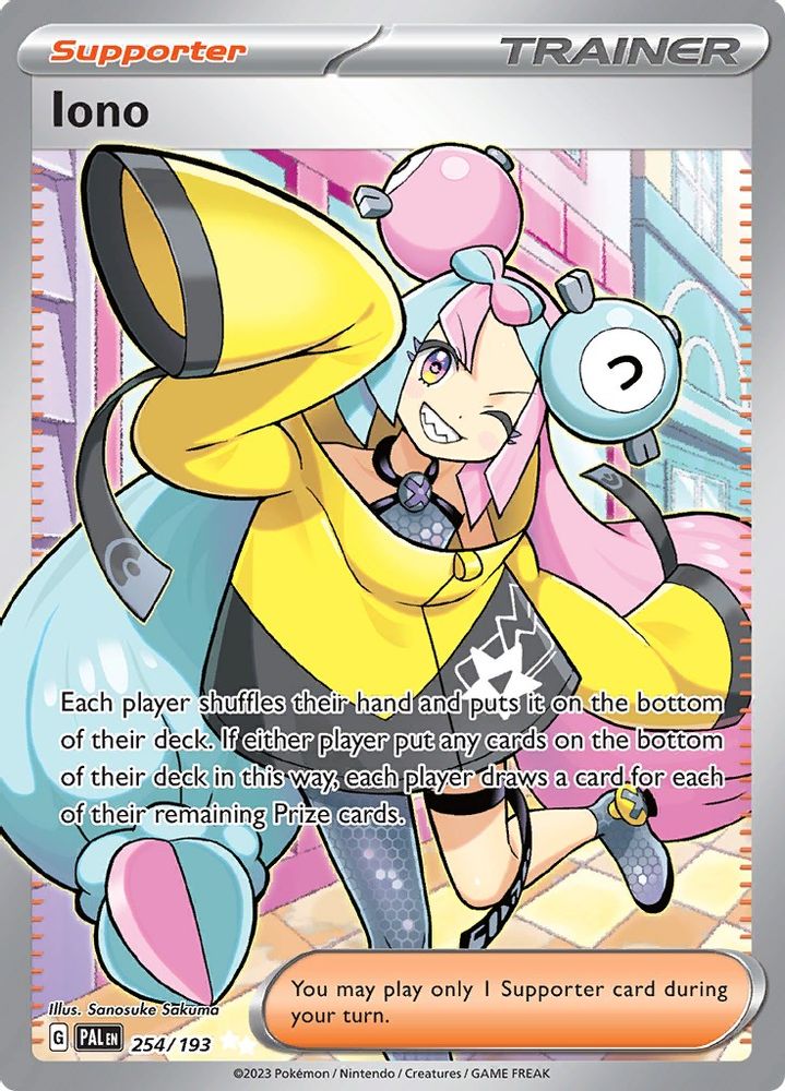 Iono 254/193 - Holofoil SV02 Paldea Evolved - Ultra Rare