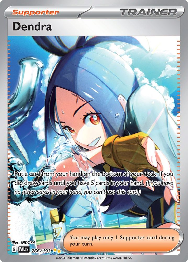 Dendra 266/193 - Holofoil SV02 Paldea Evolved - Special Illustration Rare