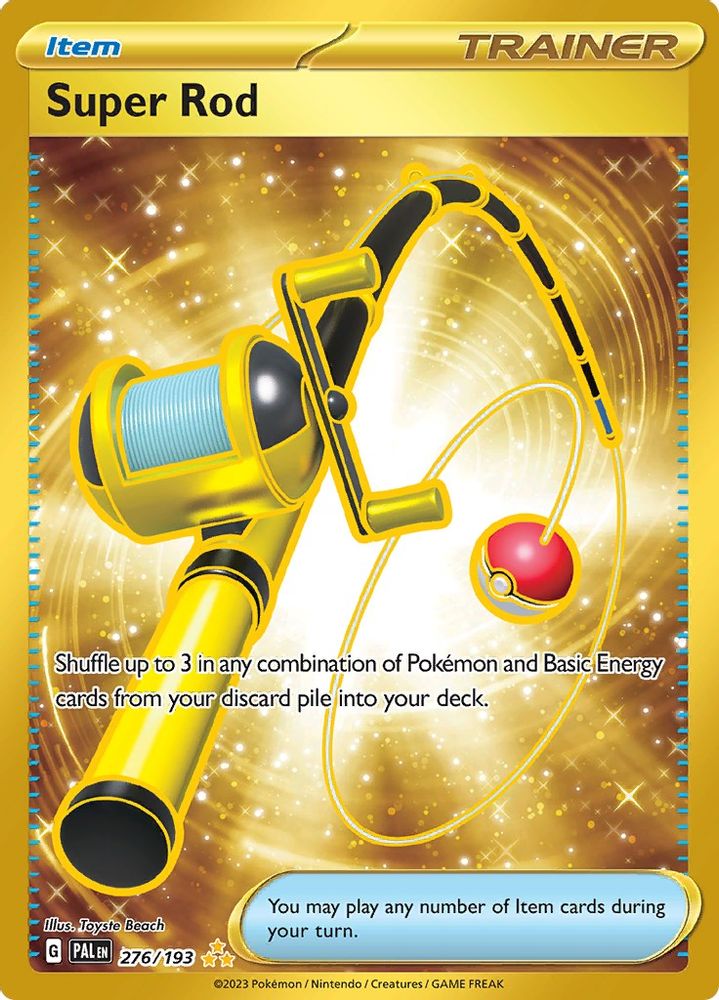 Super Rod 276/193 - Holofoil SV02 Paldea Evolved - Hyper Rare