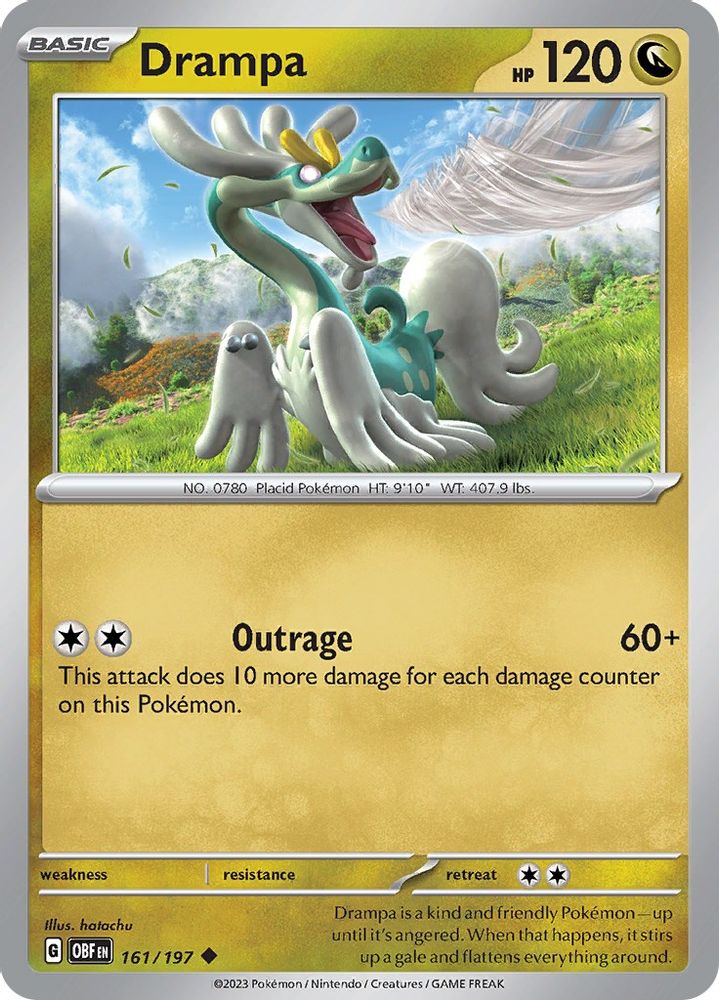 Drampa 161 SV03 Obsidian Flames - Uncommon
