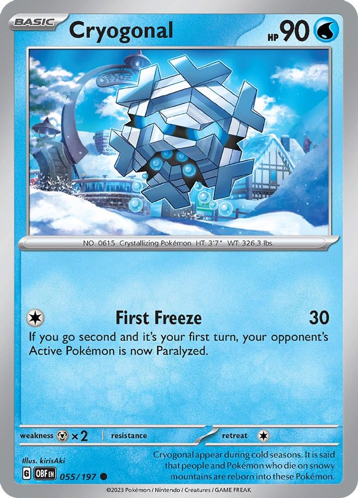 Cryogonal 055 SV03 Obsidian Flames - Common