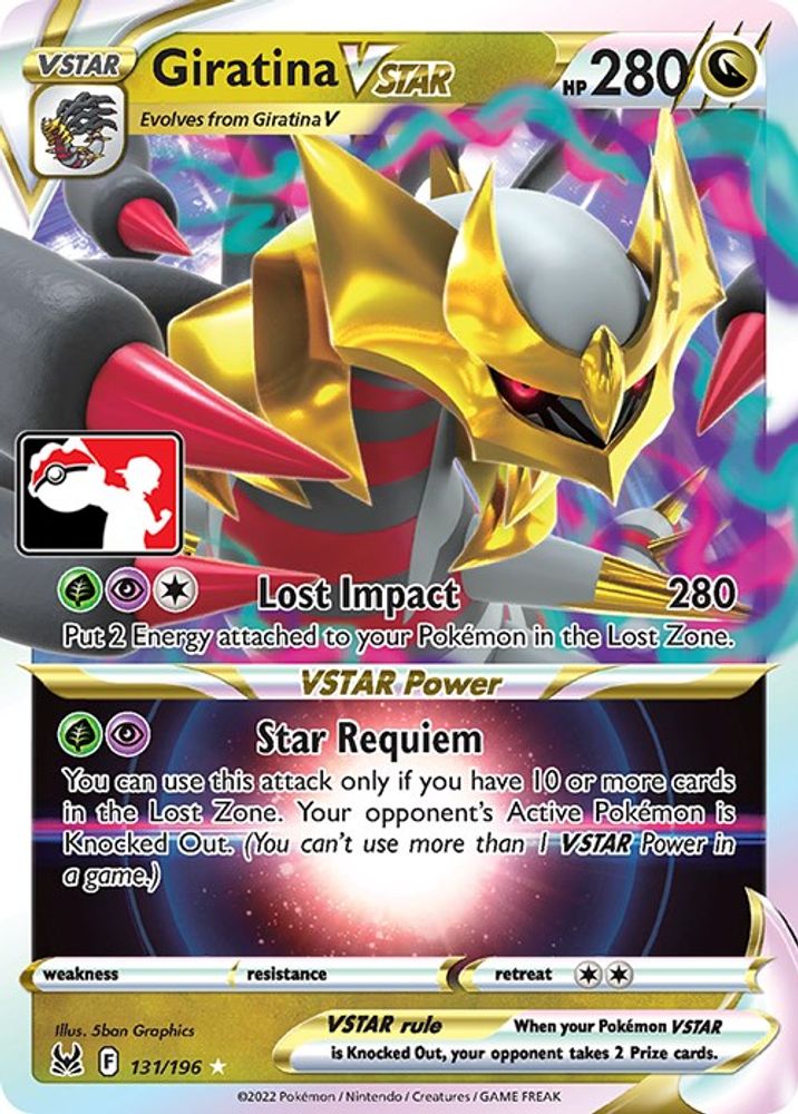 Giratina VSTAR 131 - Holofoil Prize Pack Series Cards - Ultra Rare