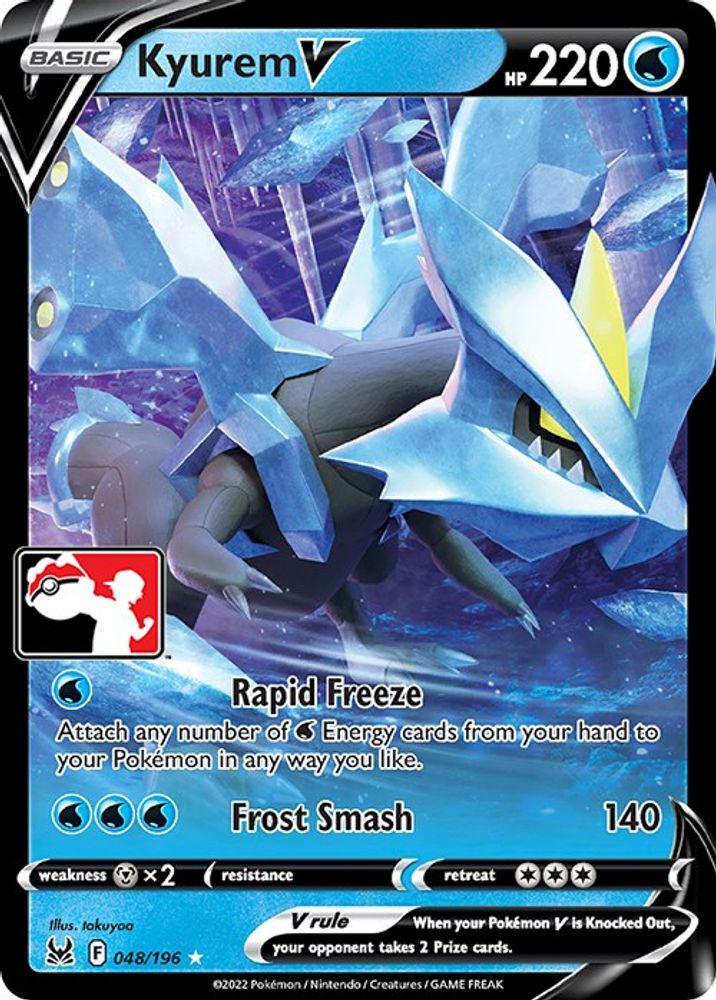 Kyurem V/196 - Holofoil Prize Pack Series Cards - Ultra Rare
