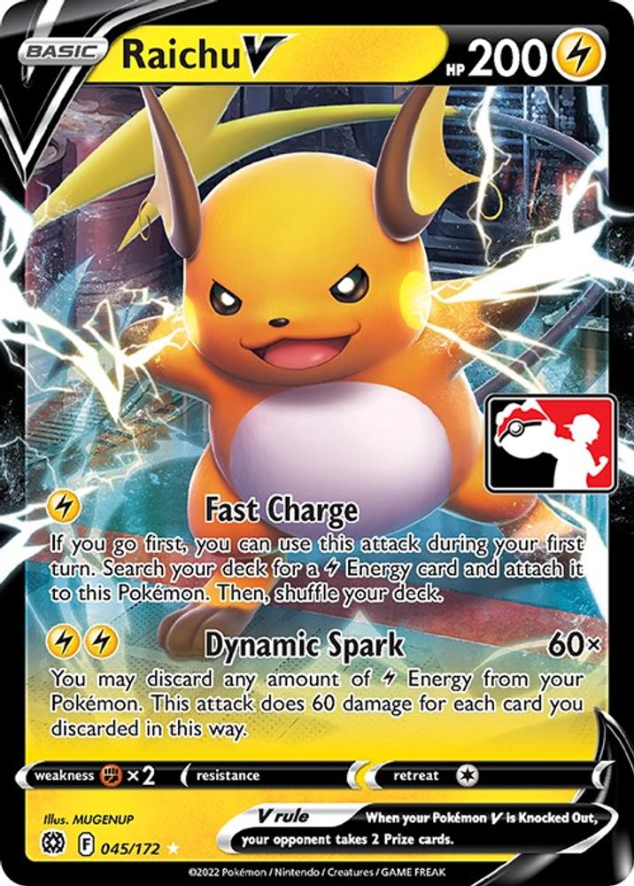 Raichu V/172 - Holofoil Prize Pack Series Cards - Ultra Rare