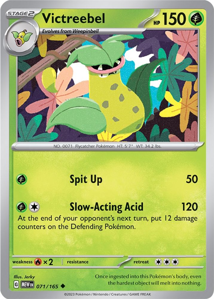 Victreebel 071 - Reverse Holofoil SV Scarlet & Violet 151 - Uncommon