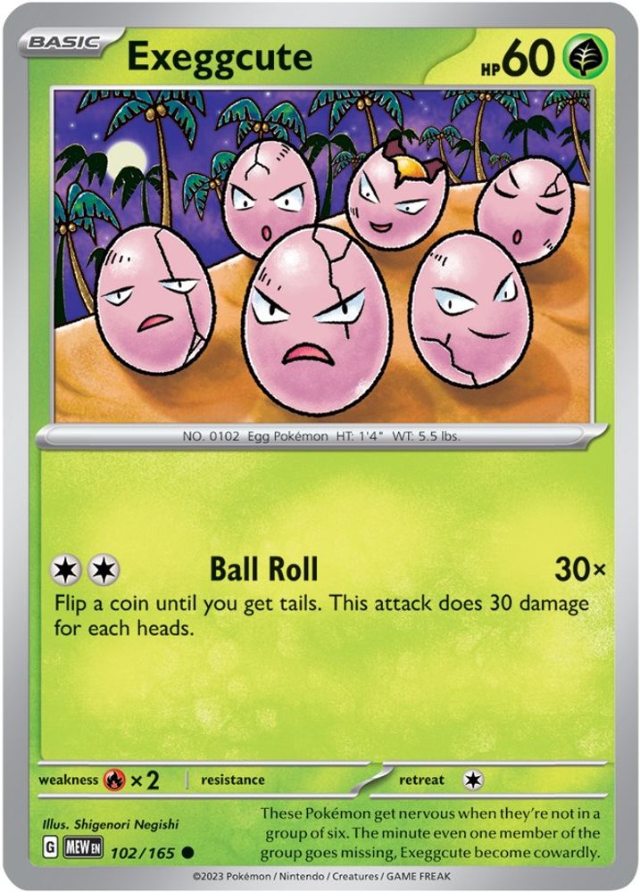 Exeggcute 102 SV Scarlet & Violet 151 - Common