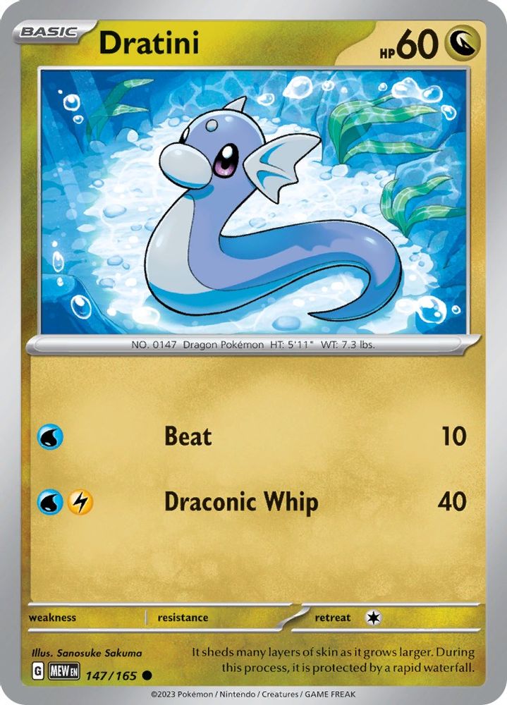 Dratini 147 SV Scarlet & Violet 151 - Common