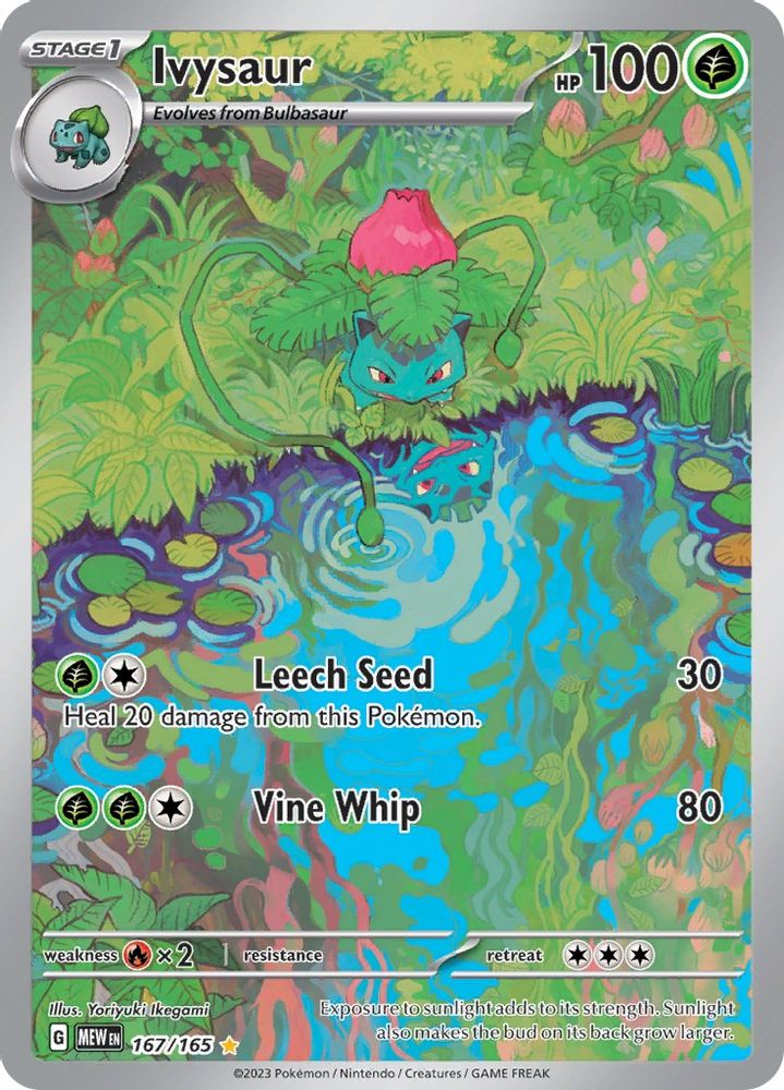 Ivysaur 167/165 - Holofoil SV Scarlet & Violet 151 - Illustration Rare