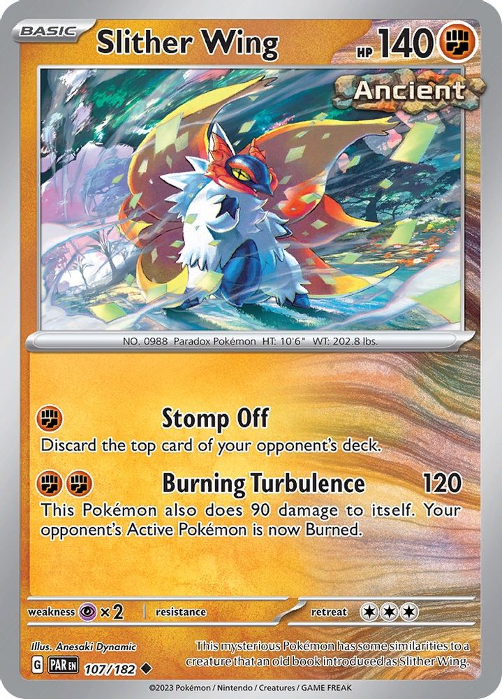 Slither Wing 107/182 SV04 Paradox Rift - Uncommon