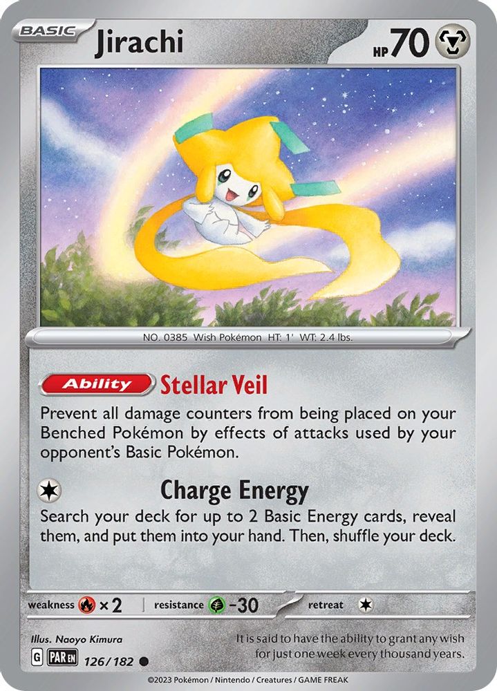Jirachi 126 SV04 Paradox Rift - Common