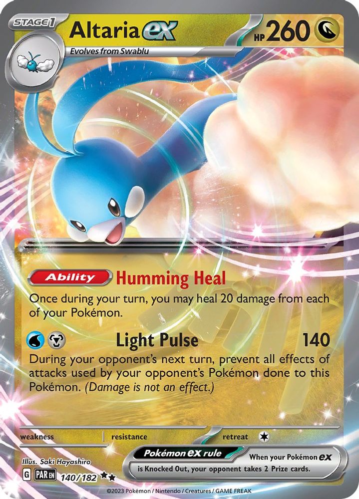 Altaria ex 140 - Holofoil SV04 Paradox Rift - Double Rare