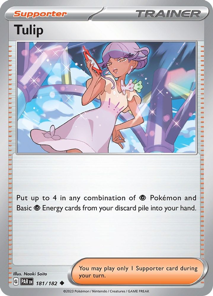 Tulip 181 - Reverse Holofoil SV04 Paradox Rift - Uncommon