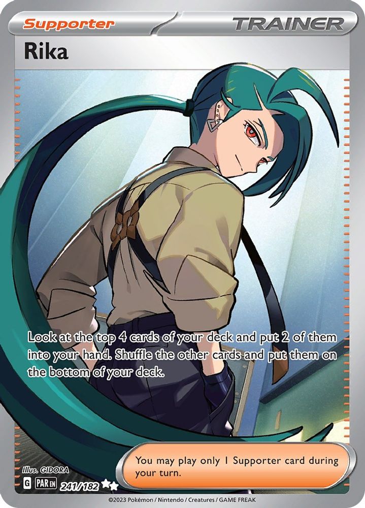 Rika 241/182 - Holofoil SV04 Paradox Rift - Ultra Rare