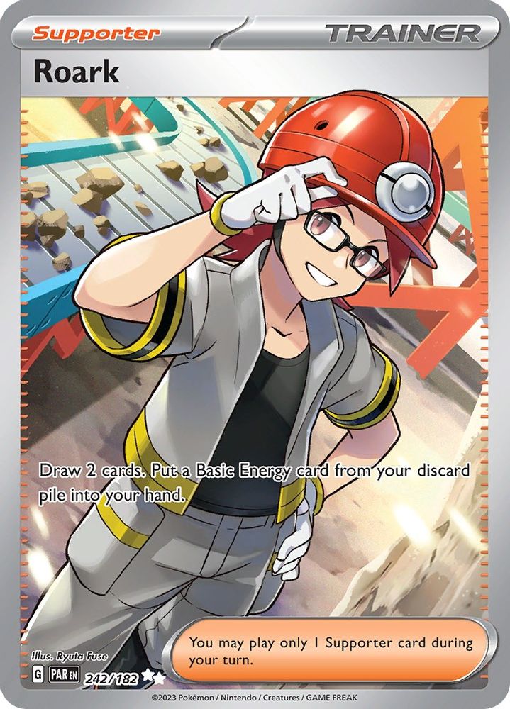 Roark 242/182 - Holofoil SV04 Paradox Rift - Ultra Rare