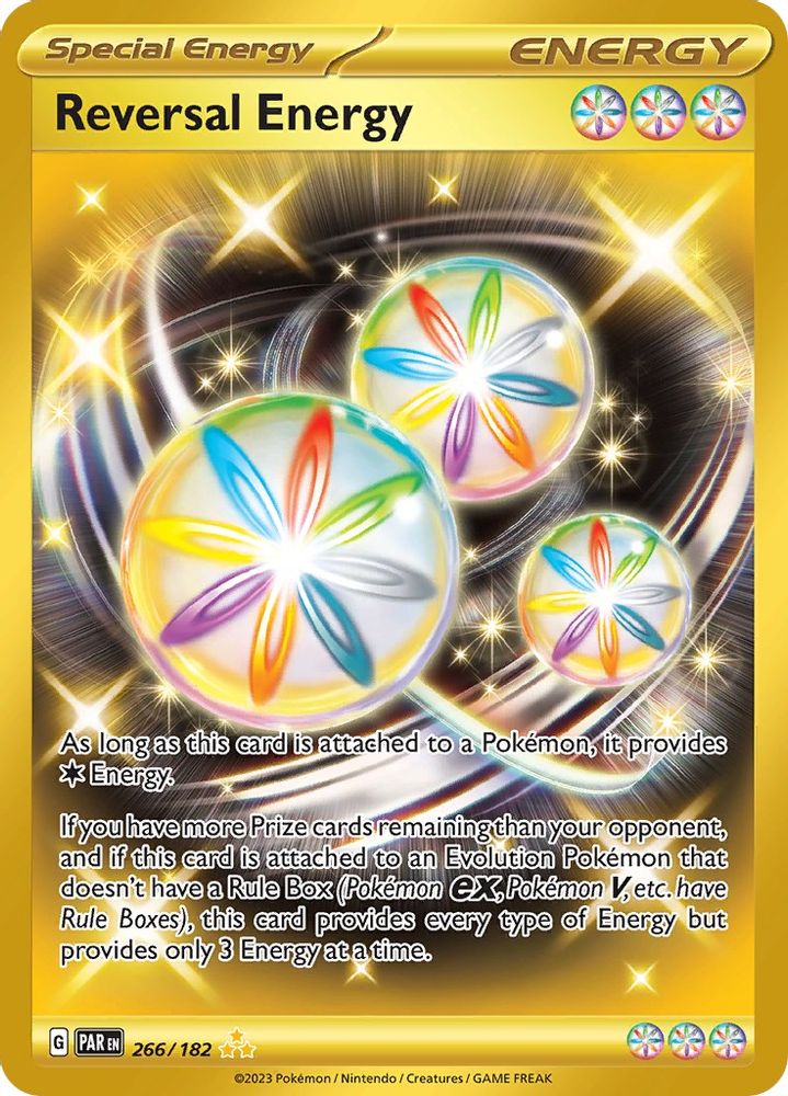 Reversal Energy 266/182 - Holofoil SV04 Paradox Rift - Hyper Rare