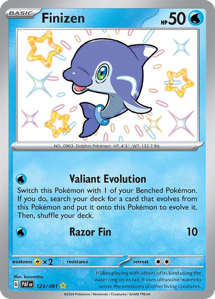 Finizen 123 - Holofoil SV Paldean Fates - Shiny Rare