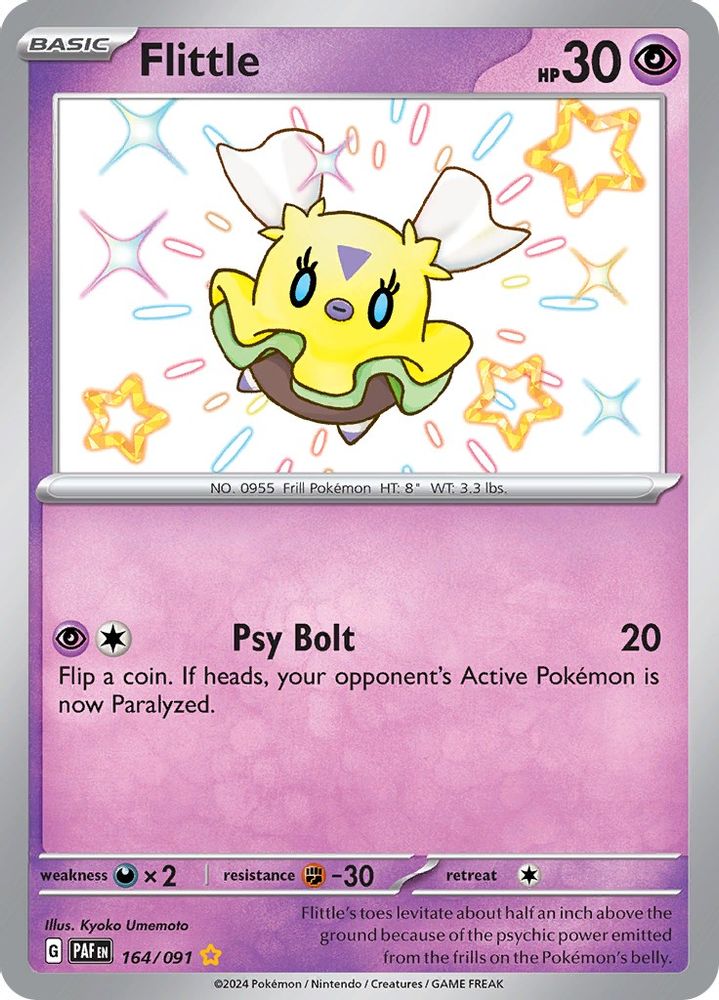 Flittle 164/091 - Holofoil SV Paldean Fates - Shiny Rare