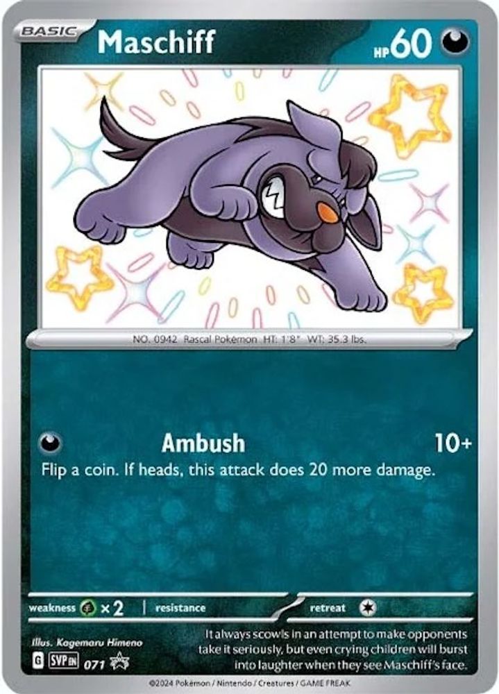 Maschiff 071 - Holofoil SV Scarlet & Violet Promo Cards - Promo