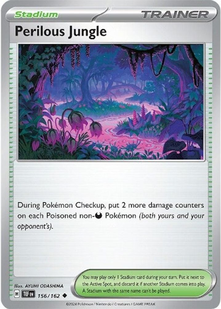Perilous Jungle 156 - Reverse Holofoil SV05 Temporal Forces - Uncommon