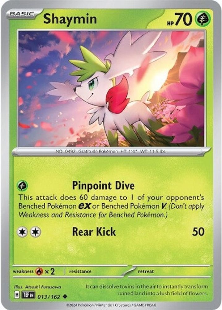 Shaymin 013 - Reverse Holofoil SV05 Temporal Forces - Uncommon