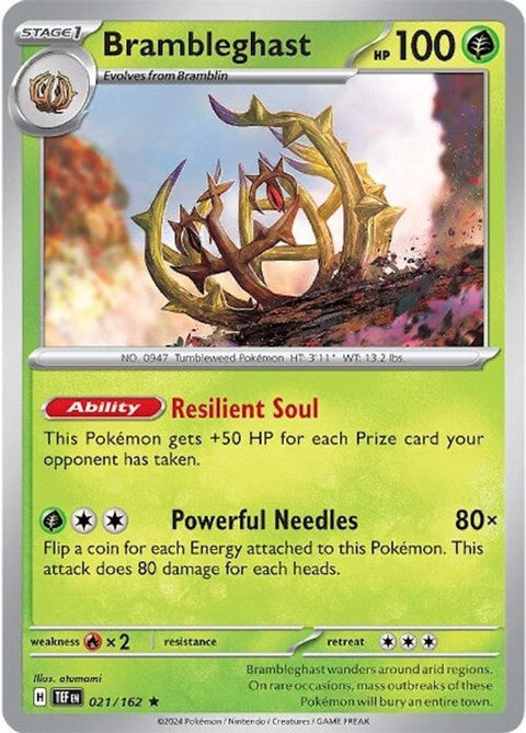 Brambleghast 021 - Holofoil SV05 Temporal Forces - Rare