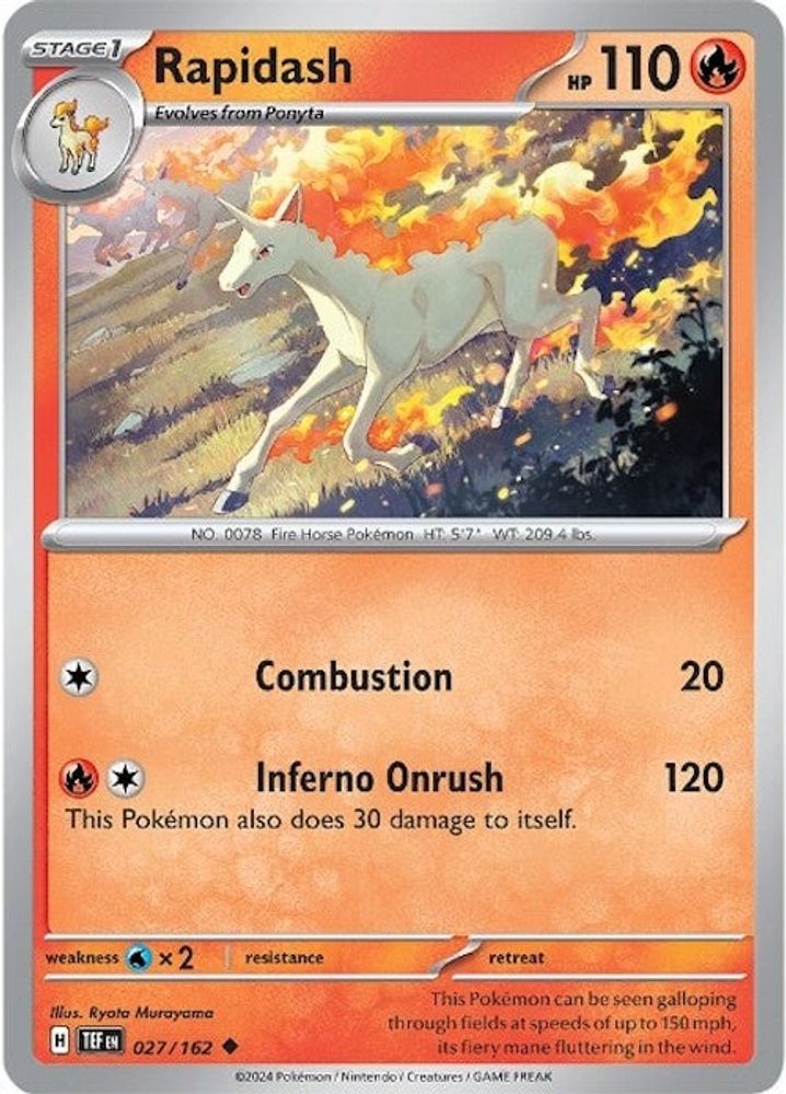Rapidash 027 SV05 Temporal Forces - Uncommon