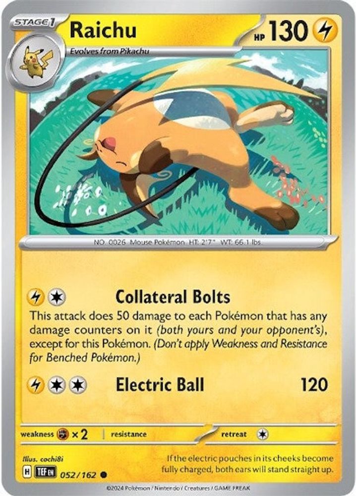 Raichu 052 SV05 Temporal Forces - Common