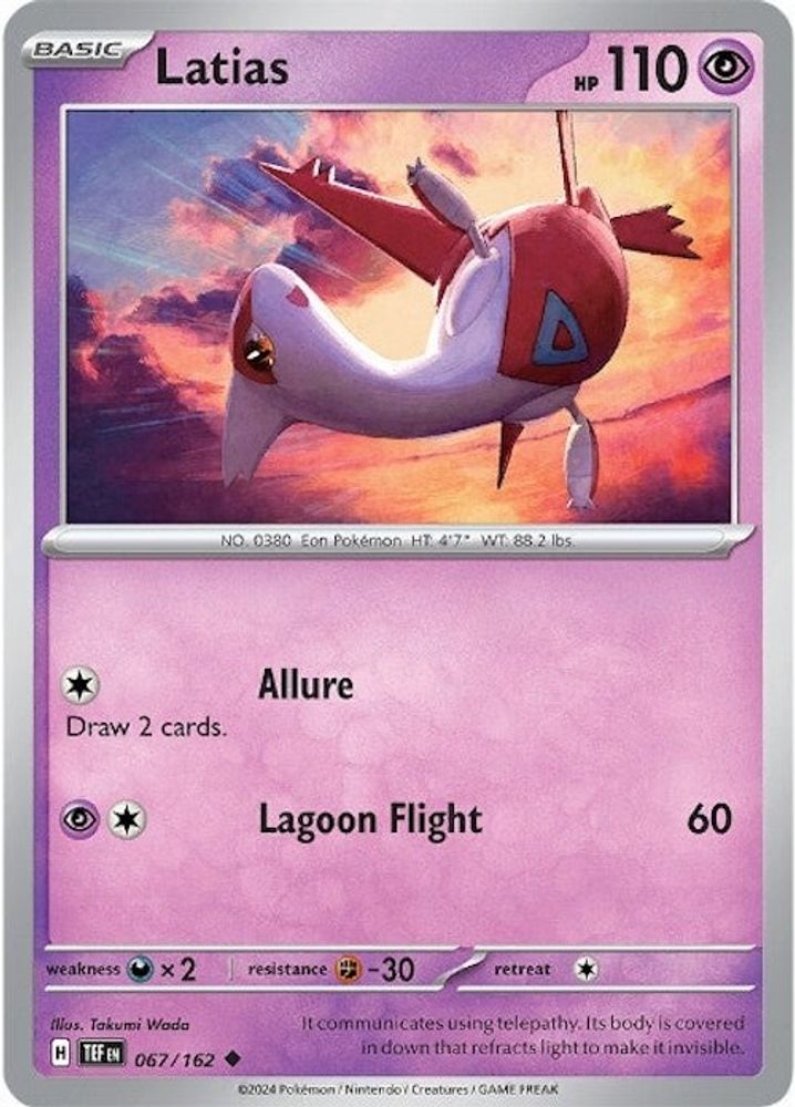 Latias 067 - Reverse Holofoil SV05 Temporal Forces - Uncommon