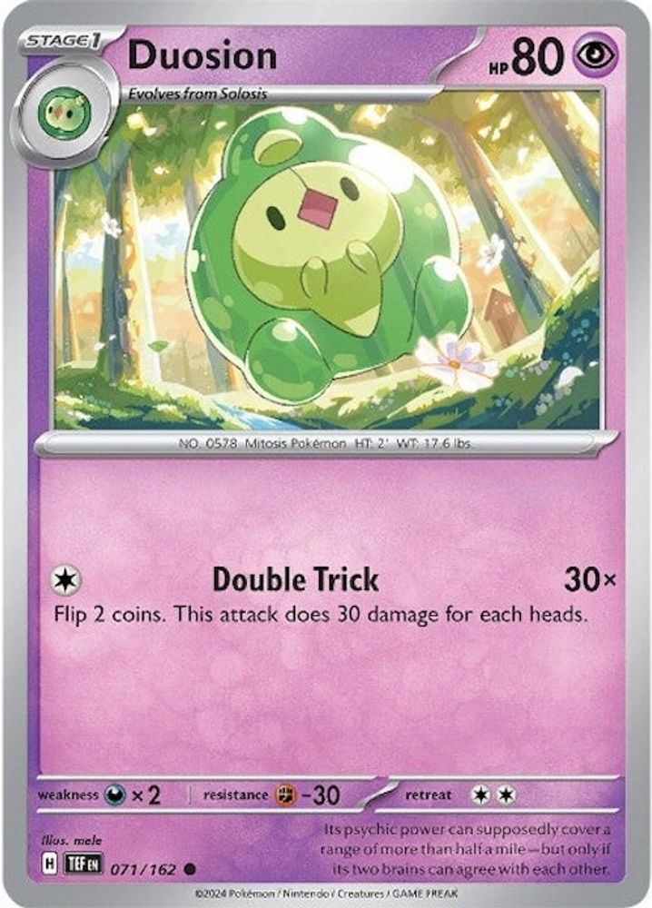 Duosion 071 - Reverse Holofoil SV05 Temporal Forces - Common