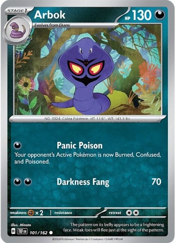Arbok 101/162 SV05 Temporal Forces - Common